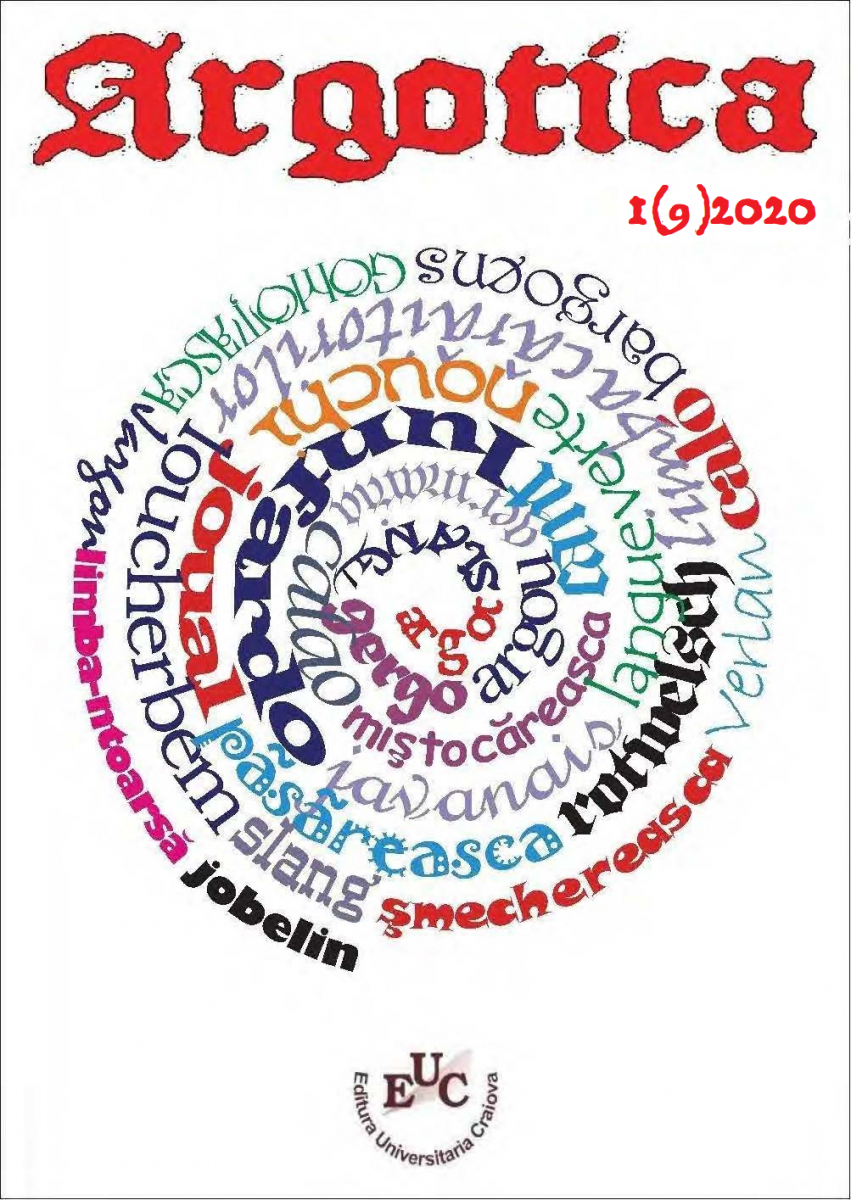 Argotica Facultatea De Litere Universitatea Din Craiova